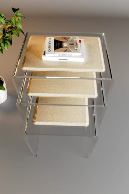 Plexiglass & Stone